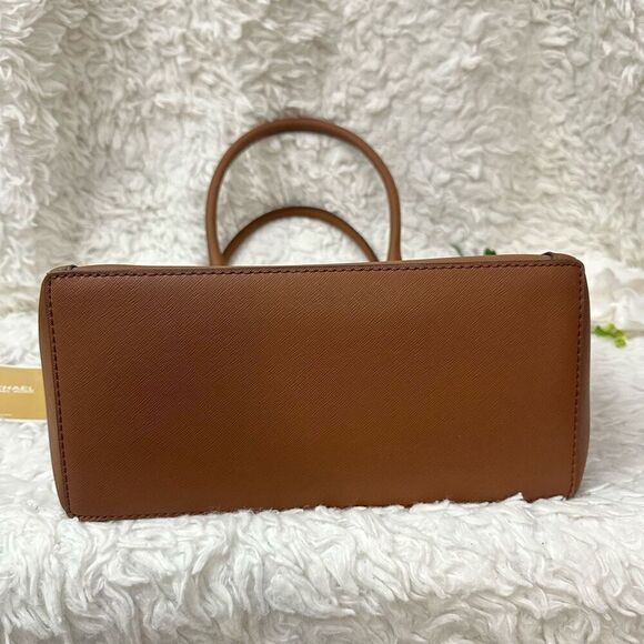 Michael Kors Ayden Luggage Tote Saffiano Leather Hand Bag‎ Large Carryall Brown - Picture 5 of 10